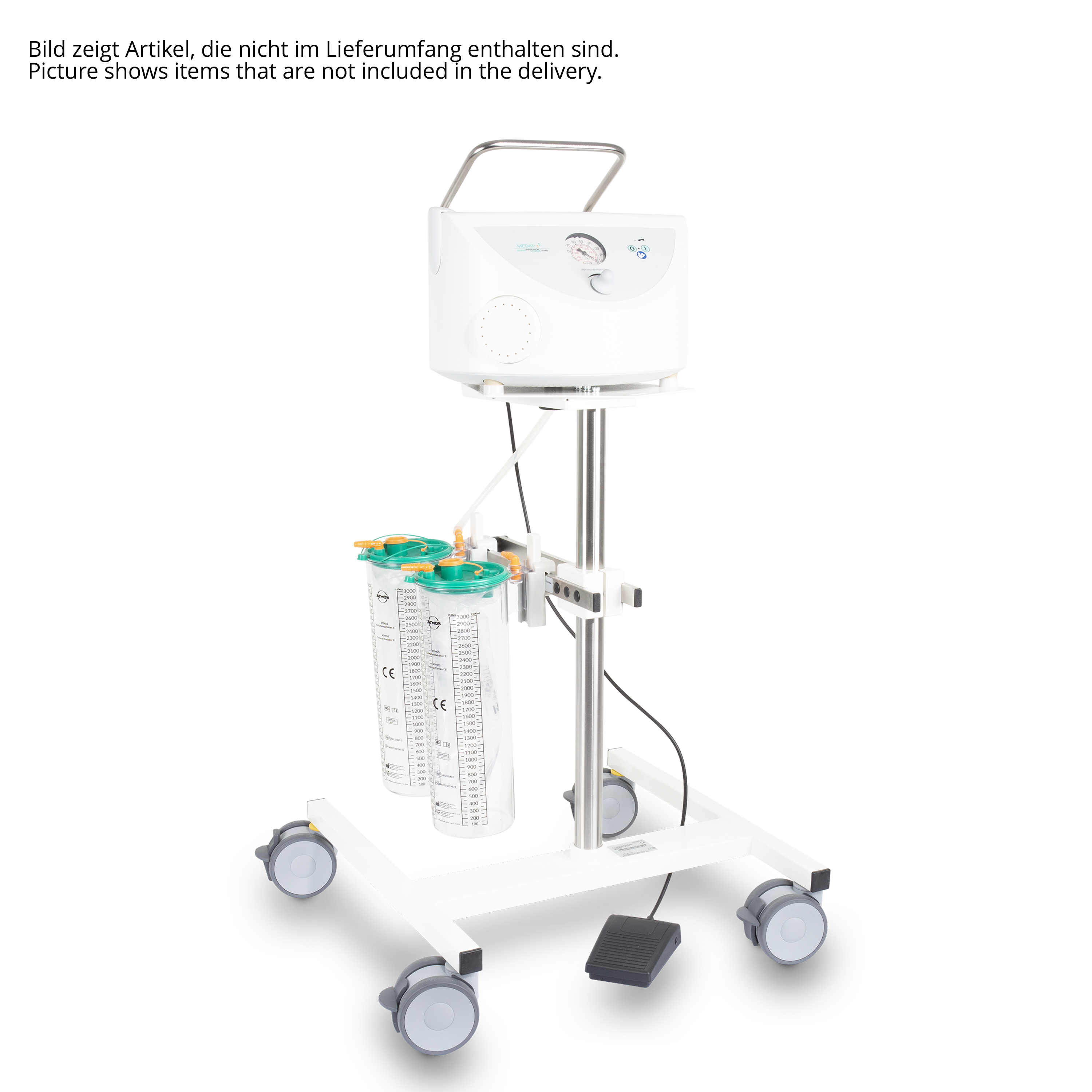AS Chirurgieabsaugung / 2 x 3 l / ATMOS