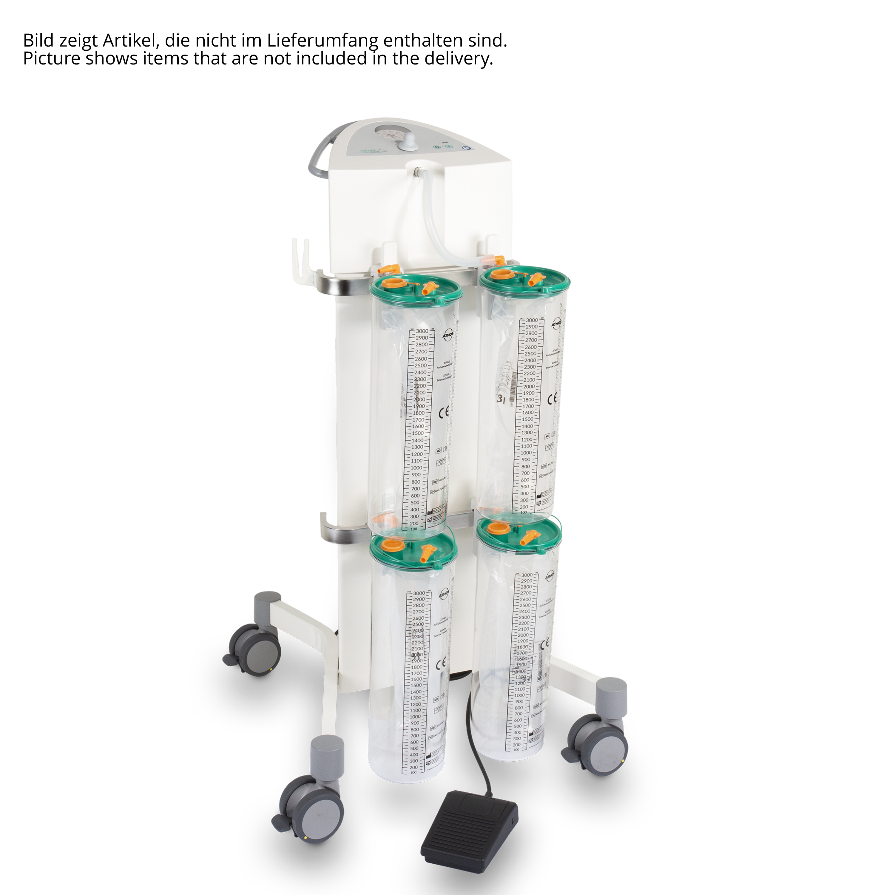 AS Chirurgieabsaugung / 2 x 3 l / ATMOS